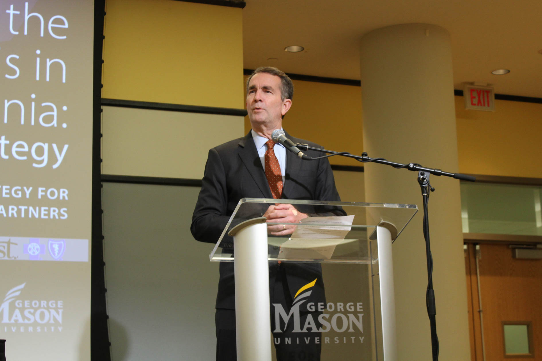 Ralph Northam, George Mason University, opioid crisis